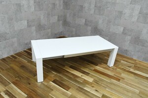 PB4BK23 伸長式 センターテーブル W105.5-135.5cm ローテーブル エクステンション シンプルモダン リビングテーブル コーヒーテーブル