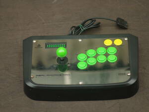 M10615 REAL ARCADE Pro.HORI RAP初代前期型 鏡面仕様 ゲーム動作OK アーケードコントローラー アケコン 初代プレステ ゆうぱっく100 0604