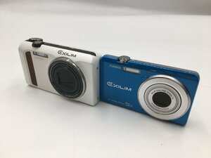 ♪▲【CASIO カシオ】コンパクトデジタルカメラ 2点セット EX-ZR400 EX-ZS10 まとめ売り 0510 8