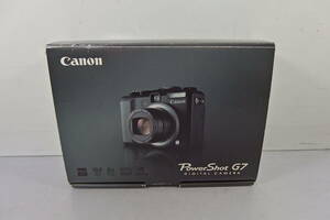 ◆未使用 Canon(キヤノン) 超高精細CCD DIGICIII デジタルカメラ 名機 初代 PowerShot G7 ブラック PSG7 光学ファインダー/強力手ブレ補正