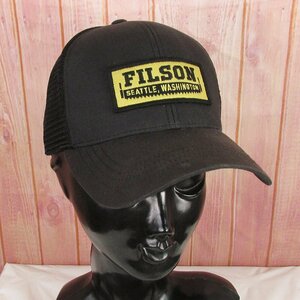 YO17004 FILSON フィルソン ロガー メッシュキャップ 帽子 ブラック