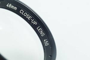 光防013【とてもキレイ 送料無料】Canon キヤノン CLOSE-UP LENS 450 48mm クローズアップ