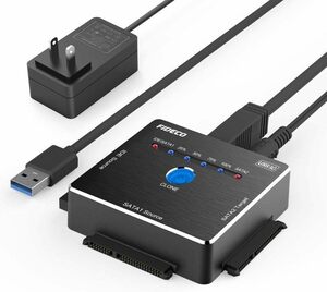 FIDECO IDE/SATA 変換アダプタ USB3.0 IDE/SATA両方対応 オフラインクローン可能 2.5/3.5インチ