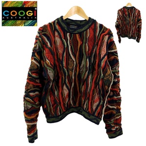 【S2120】【オーストラリア製】COOGI クージー セーター 立体編み 3Dニット サイズS