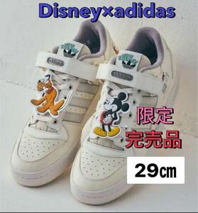 【完売品】29㎝ 新品 adidas Disney アディダス コラボ ディズニー ミッキーフレンズ プルート FORUM フォーラム/スニーカー ランド シー a