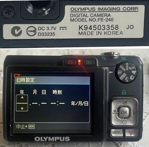 OLYMPUS ★ FE-240 ★ オールドコンデジ デジカメ ★