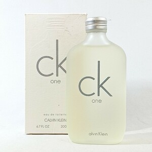 B 103 ◎【200ml ほぼ満タン】Calvin Klein ck one カルバン クライン シーケーワン EDT オードトワレ SP スプレー 香水 フレグランス