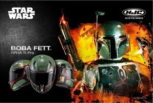 値下げ！ 迫力の限定ボバ フェット！ 絶版希少■HJC RPHA 11 スターウォーズ STAR WARS BOBA FETT ヘルメット 定価75,900円■サイズM 