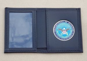 米国PERFECT FIT社製実物　アメリカ国防総省 ID バッジ　ケース/　NSA　　Made in U.S.A.