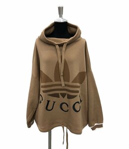 グッチ コットンジャージ―スウェットシャツadidas レディース L L GUCCI [0502]