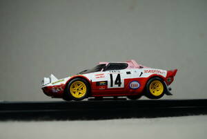 1/43 ダクレモン モンテ 6位 HPI Lancia Stratos HF Gr.4 #14 Dacremont Aseptogyl Monte 6th 1977 ランチア ストラトス アセプトジル