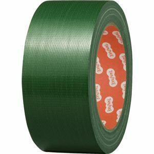 【新品】（まとめ）TANOSEE 布テープ（カラー）50mm×25m 緑 1巻 【×10セット】