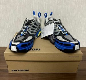 Salomon ACS Pro US8 26cm Lapis Blue Buttercup Yellow サロモン スニーカー ハイキングシューズ トレイルランニング トレラン 登山