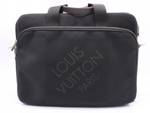 【ト滝】LOUIS VUITTON ルイヴィトン N58035 ダミエジェアン アソシエGM メンズ ビジネスバッグ キャンバス ブラック系 AX701DEM73