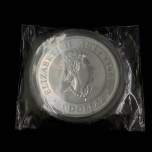 【銀貨】オーストラリア 1ドル銀貨 1oz 9999 silver 2021年 ケース付き 管理番号F99