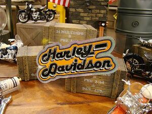 ハーレーダビッドソン　ステッカーシート　（ラメロゴ）　Mサイズ　■　アメリカン雑貨　アメリカ雑貨　harley davidson　車　シール