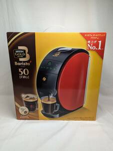 未使用品 Nestle(ネスレ) ネスカフェ ゴールドブレンド バリスタ 50[Fifty] コーヒーメーカー SPM9639 800ml レッド