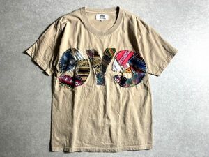 JUNYA WATANABE COMME des GARCONS◆ビッグ！！！BIG eye◆パッチワークＴシャツ　カットソー　コムデギャルソン　ジュンヤワタナベ　