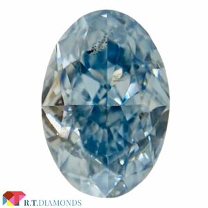 FANCY VIVID BLUE 天然ブルーダイヤモンド 0.163ct OV/RT2695/GIA