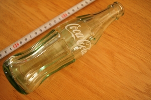 ■コカ・コーラ 空瓶 190ml コカコーラ 底径5.8×高さ19.8cm COKE
