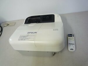 ☆エプソン/EPSON☆プロジェクター☆EB-590WT☆3300ルーメン☆ランプ時間 1325/41h☆無線LANユニット・リモコン付 h05878