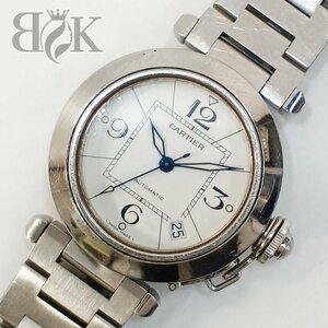 カルティエ パシャC 2324 W31074M7 ボーイズ 腕時計 自動巻き AT ステンレス 動作品 Cartier 中古 ★