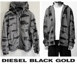 定価53,900円DIESELBLACKGOLDディーゼルブラックゴールドFAIDAI.タイダイ染めダブルZIPフーデットパーカーjoggKROOLEYSTRUKTHOMMER