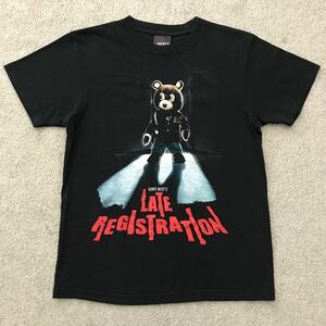 美品 00s Kanye West Late Registration カニエ ウエスト SHOOT Tシャツ SMALL ヒップホップ Rap Tee ブラック 音楽 ビンテージ