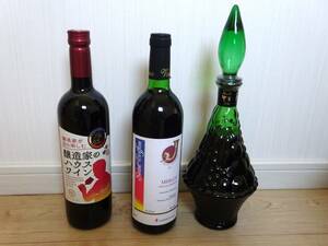 【３本セット】各種ワイン★ブルガリアワイン・セイントトリフォン／甲斐の里／醸造家のハウスワイン