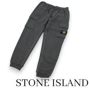 STONE ISLAND　スウェット カーゴパンツ　ロゴパッチ　グレー　サイズL　ストーンアイランド