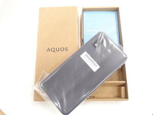 ★新品未使用 AQUOS SIMフリー wish3 A302SH ソフトバンク ブラック 2024.4月購入品 判定〇☆彡