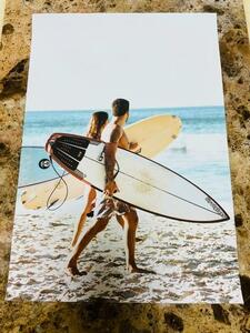 【P10】サーフィン　ハワイ　カリフォルニア　海・布ポスター・人気・ボード・壁掛け・装飾