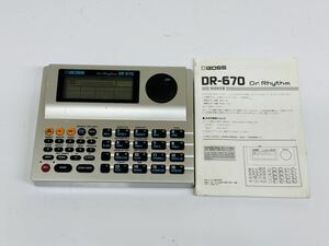 ★BOSS DR-670 リズムマシン ボス ドクターリズム リズムマシン ジャンク品 管理番号03099