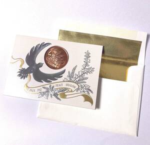 即決 未開封 米国製フランクリンミントメダル PEACE 2002 PAIX PAZ PEACE SHALOM　デザイナー『Emily Fiegenschuh』記念メダルコイン