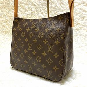 【極美品】LOUIS VUITTON ルイ・ヴィトン モノグラム ルーピングMM M51146 ワンショルダーバッグ