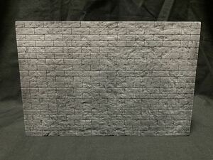 レンガの壁C ジオラマベース　ハンドメイド　ジオラマ完成品