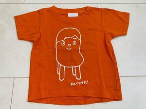 ■NHK みいつけた!でお馴染みの「コッシー」柄入りの半袖Tシャツ・オレンジ色■キッズ子供100サイズ・綿100%■男女兼用■