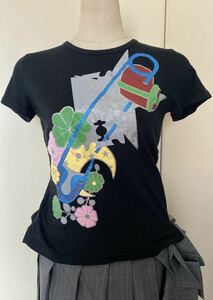 ヴィヴィアン・ウエストウッド(Vivienne Westwood)安全ピンフラワーTシャツ／美品