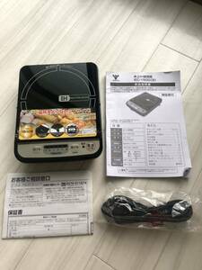 44124　卓上IH 調理器　IEC-Y800　ブラック　山善　YAMAZEN 800W　未使用　自宅保管品