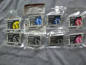 ２　EPSON　エプソン　純正　互換　インク　ICBK33 ICMB33 ICY33 ICM33 ICR33 ICBL33 ICC33　14set 