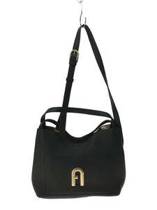 FURLA◆ショルダーバッグ/レザー/BLK/WB00507 BX0041