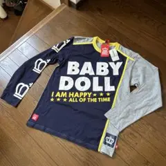 BABYDOLL春の運動会に！重宝する濃紺グレー長Tシャツ