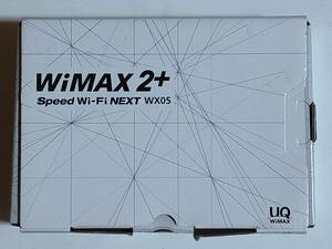 【中古一部動作確認品】UQ WiMAX2+ Speed WiFi NEXT WX05　NEC NAD35SWU　ピュアホワイト