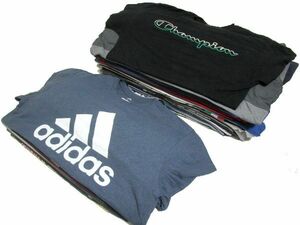 アメリカ輸入★スポーツブランド 長袖 Tシャツ 大量 37枚セット★古着卸 サイズMIX ロンT Champion/adidas/UNDER ARMOUR まとめ売り No.OJ4