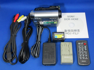 安心30日保証 SONY DCR-HC62 完全整備品 希少ソニーMiniDVハンディカム最終モデル 付属品完備 デジタルビデオカメラ y55