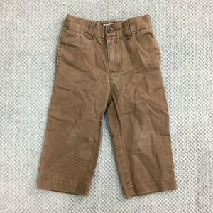 【1円出品】POLO Ralph Lauren ポロラルフローレン ボトムス パンツ チノパン サイズ80 ブラウン 茶色 キッズ 子供服 ボトム （A5）