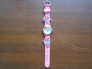 ★非売品★　KP Knit Planner　４０周年記念ノベルティ腕時計　ピンク色　ラバー