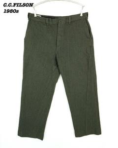 C.C.FILSON Wool Pants 1980s BR231003 Vintage フィルソン ウールパンツ ウィップコード 1980年代 アメリカ製 ヴィンテージ