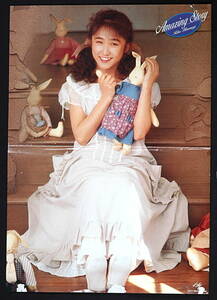 [Vintage] [Delivery Free]1989 Kitty Record AMAZING STORY Himenogi Rika For Sales Promotion Poster 姫乃樹リカ[tag2222]