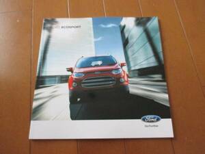 A4861カタログ*フォード*ECOSPORT2014.4発行41P
